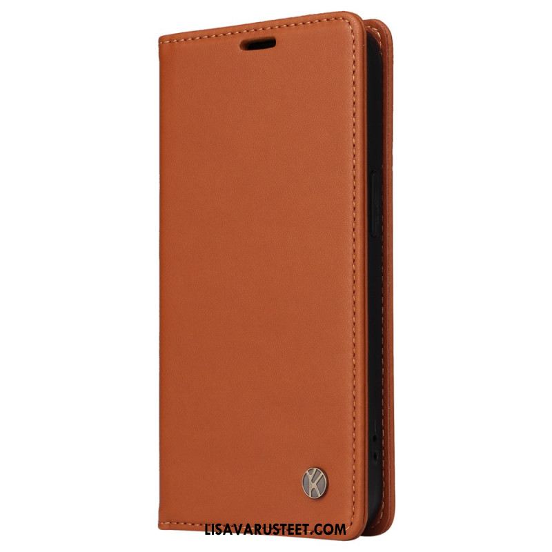 Nahkakotelo Oppo Reno 12 5g Puhelinkuoret Yikatu Leather Style