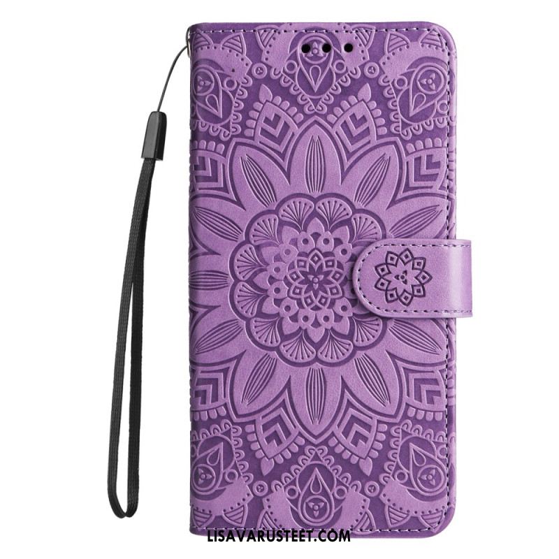 Nahkakotelo Oppo Reno 12f 5g Loistava Mandala