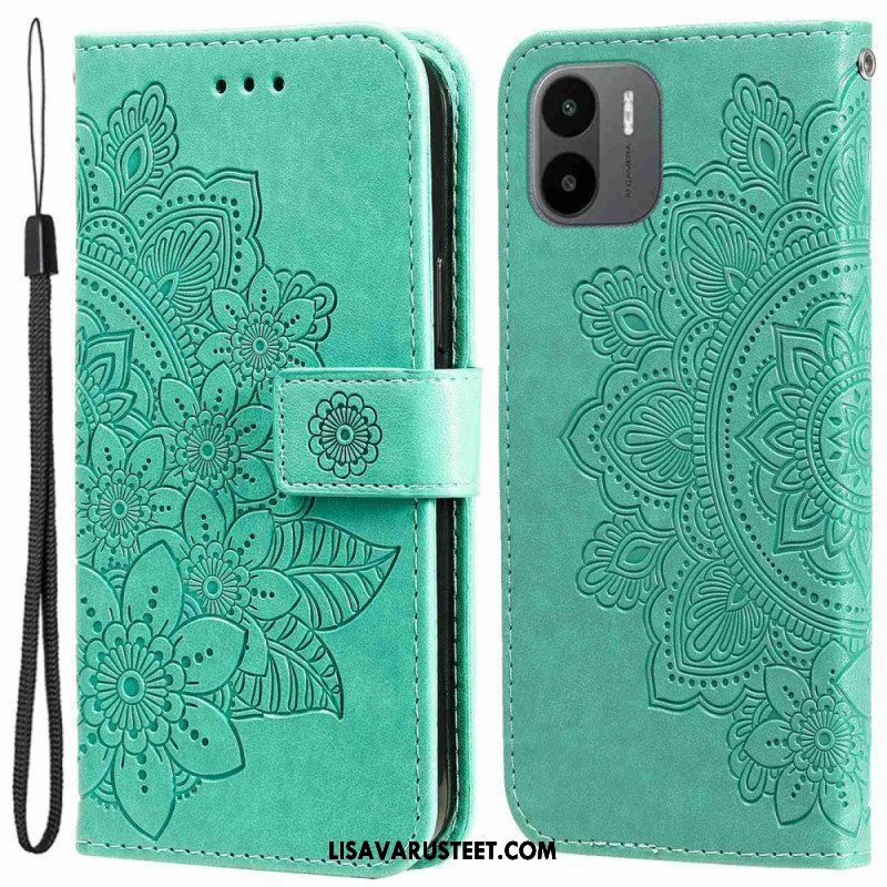 Nahkakotelo Xiaomi Redmi A1 Kukka Mandala