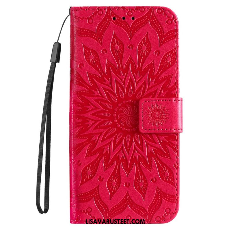 Nahkakotelo Xiaomi Redmi Note 13 4g Mandala Hihnalla