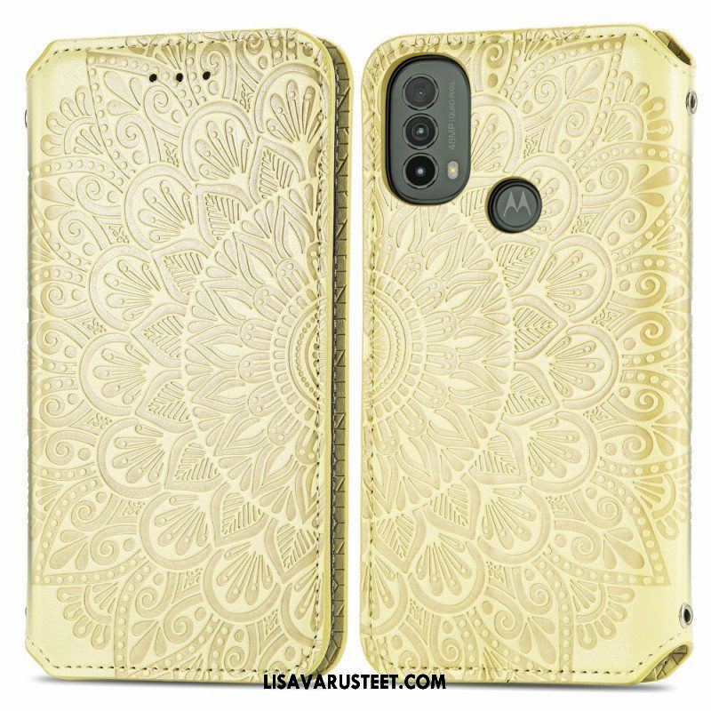 Puhelinkuoret Moto E40 / E30 / E20 Kotelot Flip Mandala