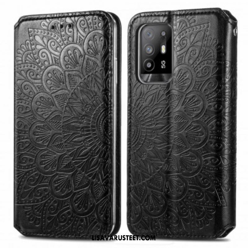 Puhelinkuoret Oppo A94 5G Kotelot Flip Mandala