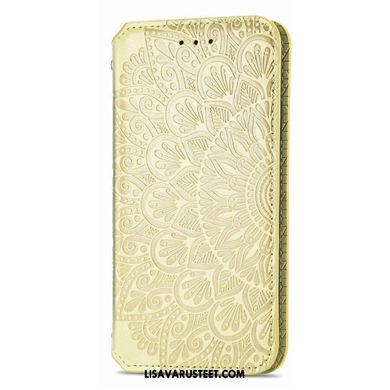 Puhelinkuoret Samsung Galaxy S22 Ultra 5G Kotelot Flip Mandala