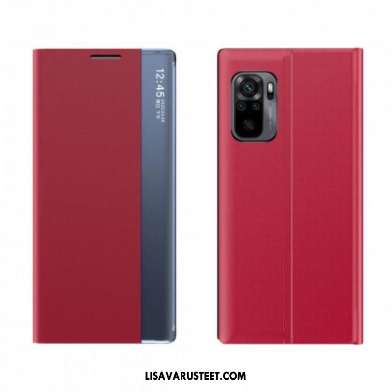 Puhelinkuoret Xiaomi Redmi Note 10 / 10S Teksturoitu Keinonahka