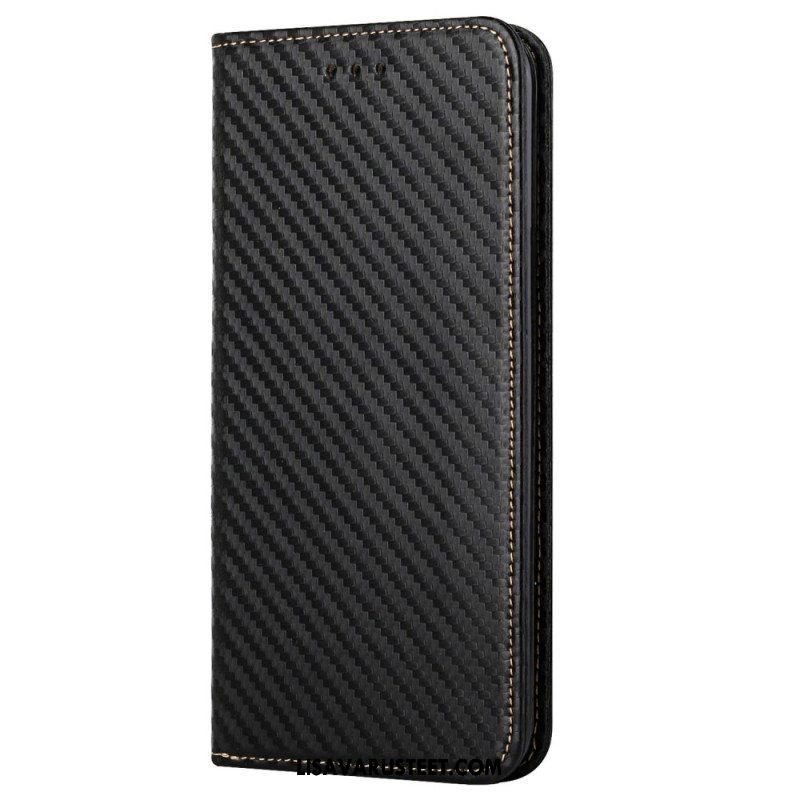 Puhelinkuoret iPhone 14 Suojaketju Kuori Kotelot Flip Strappy Carbon Fiber Style