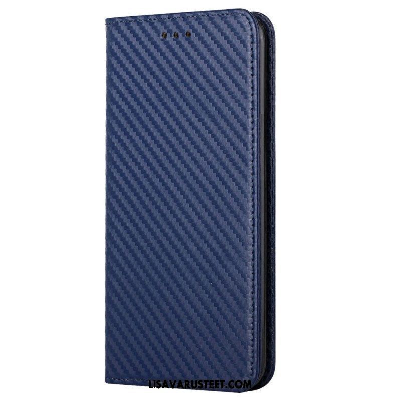 Puhelinkuoret iPhone 14 Suojaketju Kuori Kotelot Flip Strappy Carbon Fiber Style