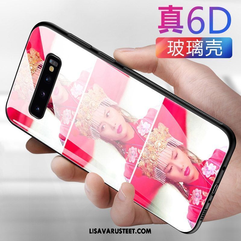 Samsung Galaxy S10 Kuoret Kotelo Uusi Lasi Silikoni Musta Kuori Osta