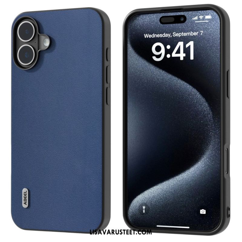 Case iPhone 16 Plus Puhelinkuoret Abeel Keinonahkaa