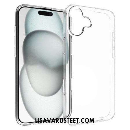 Case iPhone 16 Plus Puhelinkuoret Läpinäkyvä Liukumaton