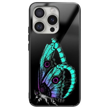 Case iPhone 16 Pro Max Puhelinkuoret Green Butterfly Karkaistu Lasi