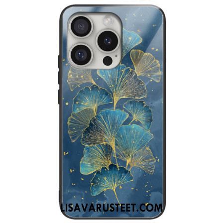 Case iPhone 16 Pro Max Puhelinkuoret Karkaistu Lasi Ginkgo Leaves