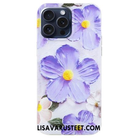 Case iPhone 16 Pro Puhelinkuoret Purppuraisia Kukkia