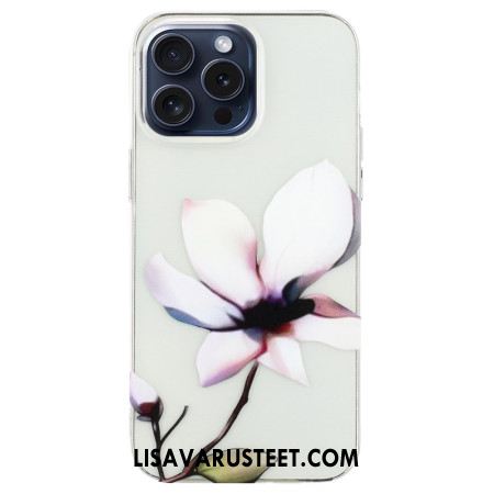 Case iPhone 16 Pro Puhelinkuoret Valkoinen Kukka