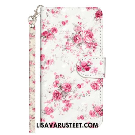 Kotelot Oppo A98 5g Strap Roses