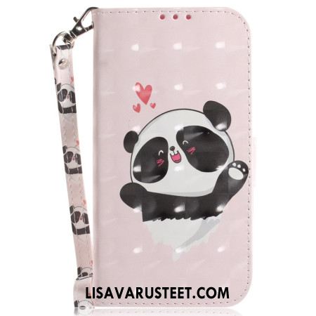 Kotelot Xiaomi 14t Pro Panda Love Hihnalla