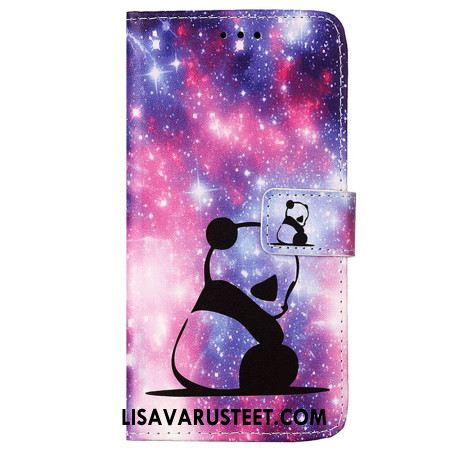 Kuoret Samsung Galaxy A15 Baby Panda Hihnalla