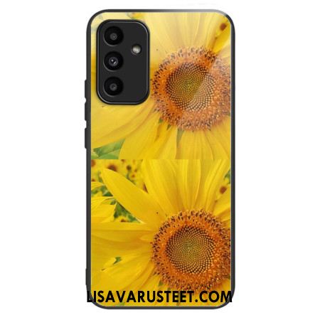 Kuori Samsung Galaxy A15 5g Karkaistu Lasi Auringonkukat