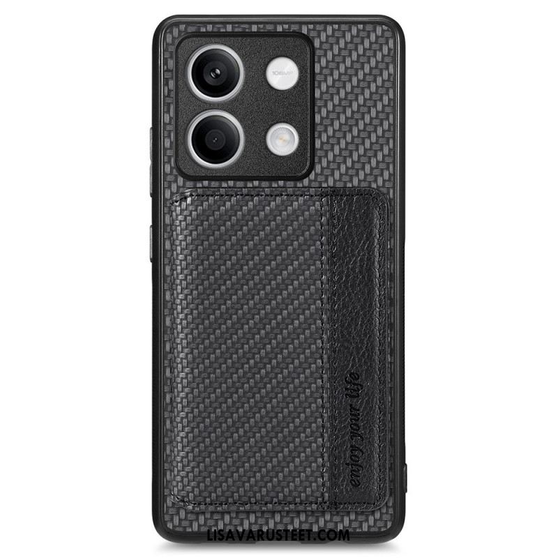 Kuori Xiaomi Redmi Note 13 5g Carbon Fiber Texture -korttipidike