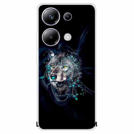 Kuori Xiaomi Redmi Note 13 Pro 4g Wolf Print Suojakuori