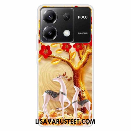 Kuori Xiaomi Redmi Note 13 Pro 5g Sika Deer Pattern