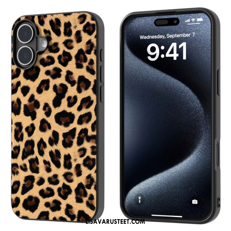 Kuori iPhone 16 Leopardityyli