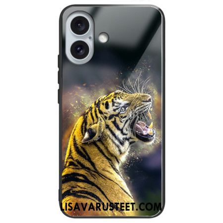 Kuori iPhone 16 Plus Roaring Tiger Tempered Glass