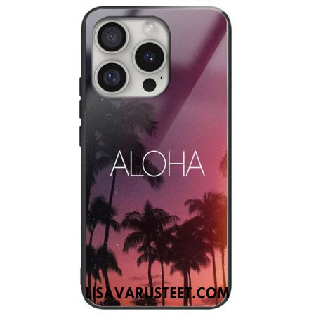 Kuori iPhone 16 Pro Aloha Karkaistu Lasi