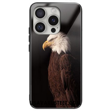 Kuori iPhone 16 Pro Max Tempered Glass Eagle Pattern Pattern