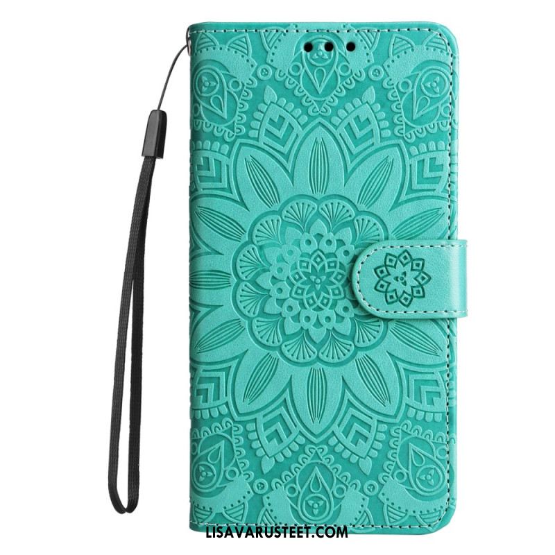 Nahkakotelo Oppo Reno 12f 5g Loistava Mandala